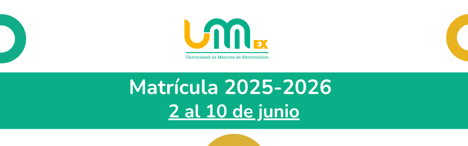 Matrícula abierta: curso 2025-2026